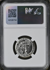 1955 Proof Washington Silver 25c Ngc Pf 66