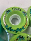 Sure Grip Outdoor Roller Skate Wheels Oasis Aqua   Green 57mm 2 Sets