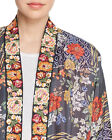 Johnny Was 100  Silk Kimono Reversible Embroidered Nwt  330 S Floral Red