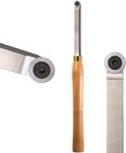 Wood Lathe Carbide Tipped Bended Chisel With 16mm Round Insert  16 
