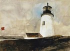 Andrew Wyeth Storm Signal Vintage Art Print Antique Painting