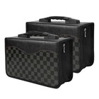 2 Pack 128 Capacity Dvd Binder Case Cd Wallets Storage Organizer Holder Booklet
