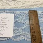 1968    vintage Leavers Lingerie White Lace 3 75   x14yds France Calais Premium Lux