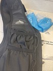 Zelvot Running Vest Adult Adjustable Straps Hydration Flask Black Med large