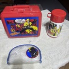 New Dick Tracey Lunch Box With Thermos   Plastic Plastic Case By Aladdin