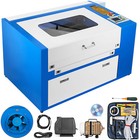 Vevor 50w Co2 Laser Engraver Cutting Engraving Machine 300 400 500mm Work Area  