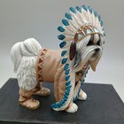 Feathers N Fur Shih Tzu Chief Barks A Lot Figurine Hamilton Collection