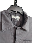 Toptie Mens Coveralls Uniform Suit Gray Mechanic Work Pants Shirt Large Euc A8