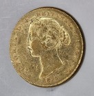 1870-sy Australia Gold Sovereign Victoria Au50 Ngc About Uncirculated 