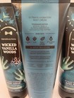 Bath   Body Works Wicked Vanilla Woods  Body Cream Lot Of 3 Bottles New