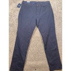 Footjoy 1857 Sueded Cotton Twill 5 Pocket Pant Navy Mens 40x34 Golf Casual New