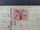 Civil War  Shed s Corners  Ny 1860s  65 Patriotic Cover  Very Fancy Star Cancel