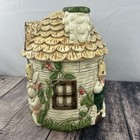 Vintage Takahashi Storybook Cottage Cookie Jar Rabbit Bear Bunny Kitten Animals