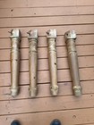 Set Of 4 Vintage Wooden Chunky Farmhouse Table Legs  Made Of Solid Wood
