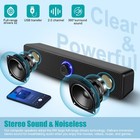 3 5mm Usb Wired Soundbar Stereo Bass Sound Computer Speakers For Desktop Laptop