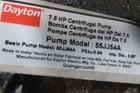 Dayton 55jj54a 7-1 2 Hp 208-240 480vac 150 Ft Max Head Centrifugal Pump