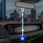 Evil Eye Car Hanging Ornament Crystal Beads Evil Eye Window Classic Style