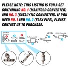 Both Manifold And Rear Catalytic Converter For 2012-2019 Kia Soul 1 6l Epa Obdii