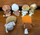 Hallmark Itty Bittys Star Wars Lot X6 Plushes Luke Ben C3po Jawa Ewoks Clean 