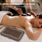 Portable Hot Massage Stone Warmer Set With 12 Pcs Basalt Stones hot Rocks Massag
