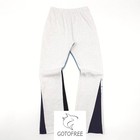 Gotofree American Men Women Hand Painted Patchwork Sweatpants Unisex Trousers 