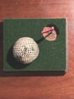 Very Rare   Unusual Small Bramble Gibson Star Golf Ball 1910