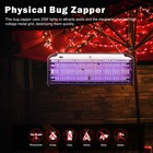 2 Pack Yongtong 40w Uv Lamp Fly Bug Zapper Insect Control Trap Us Stock