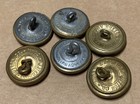 Lot Of 6 Original Ww2 Us Army Uniform Coat Tunic Buttons Wwii Militaria Jacket
