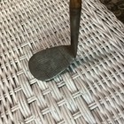 Antique Hickory Wood Shaft Tom Stewart Inspection Niblick Golf Club D8