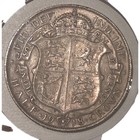 1918 Uk Half Crown     King George V     Silver Coin