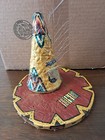 Vintage Incense Burner Teepee Hand Made Native American South West Rare Cone