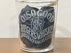 J  Rieger   s O  So Good  Kansas City Mo Distilling Co Etched Shot Glass - Pre-pro
