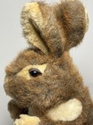 Vintage 1996 Bunny Rabbit Plush Stuffed Animal Realistic Brown Cream Kings Land