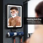 Lighted Shower Mirror Fogless For Shaving  Heated Fog Free Large 9 5 7inch 3    