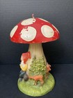 Vtg Johann Gunter Mushroom Gnome Candle Elf Handcrafted Wachwarenfabrik Walldurn