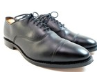 Allen Edmonds  park Avenue  Men s Leather Cap-toe Oxfords 7 D Black  477n 