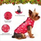 Idepet Pet Dog Cat Padded Vest Jacket Coat W  Leash Anchor Warm Puppy Xs-l