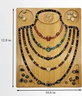 Bamboo Bead Board For Jewelry Making  Combi Beading Tray Design Mat For