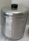 Vintage Canister Set Of 4 Spun Aluminum Retro 1950   s-1960   s Mid Century Modern