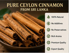 100  Ceylon Cinnamon Sticks Grade C4 5  Cut Imported From Sri Lanka