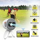 Mini 4k Projector 1080p 3d Led Video Wifi Hdmi Home Theater Cinema With Speaker