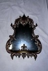Victorian Gothic Mirror With Shelf 