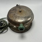 Vintage Salesman Sample Single Electric Waffle Maker 1940s