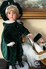 Rare Kais Collection Full Porcelain Dolls    trevor And Jase   le 198 300 j  Berard