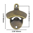 Metal Bottle Opener Wall Mounted Stainless Vintage Screw In Table Beer  Cola Cap