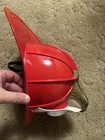 Vintage 1960s Texaco Fire Chief Toy Fireman Hat Helmet - Made By Park Plasticks