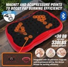 Full Body Vibration Plate Exercise Machine Fat Burner W  Resistance Bands Remote