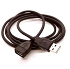 2 Pack  3ft Usb 2 0 A Male   A Female Extension Cable Black Color