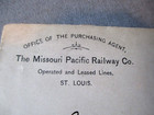 1882-missouri Pacific Railway Co-envelope Letterhead-st Louis-star Duplex Cancel
