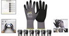 Touchscreen Friendly Waterproof Safety Gloves - Large Microfoam Nitrile Pack